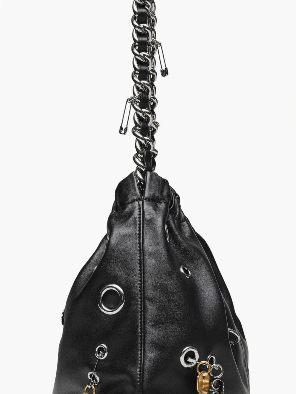 NWT Marc Jacobs The Grommet Charm Cristina Leather Tote - Picture 15 of 15